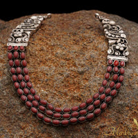 CHAARA SILVER NECKLACE